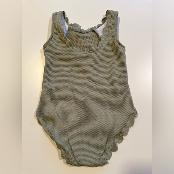 NWT Rylee + Cru Laced One Piece Swimsuit in Seafoam, size 3-6 months - Picture 11 of 13
